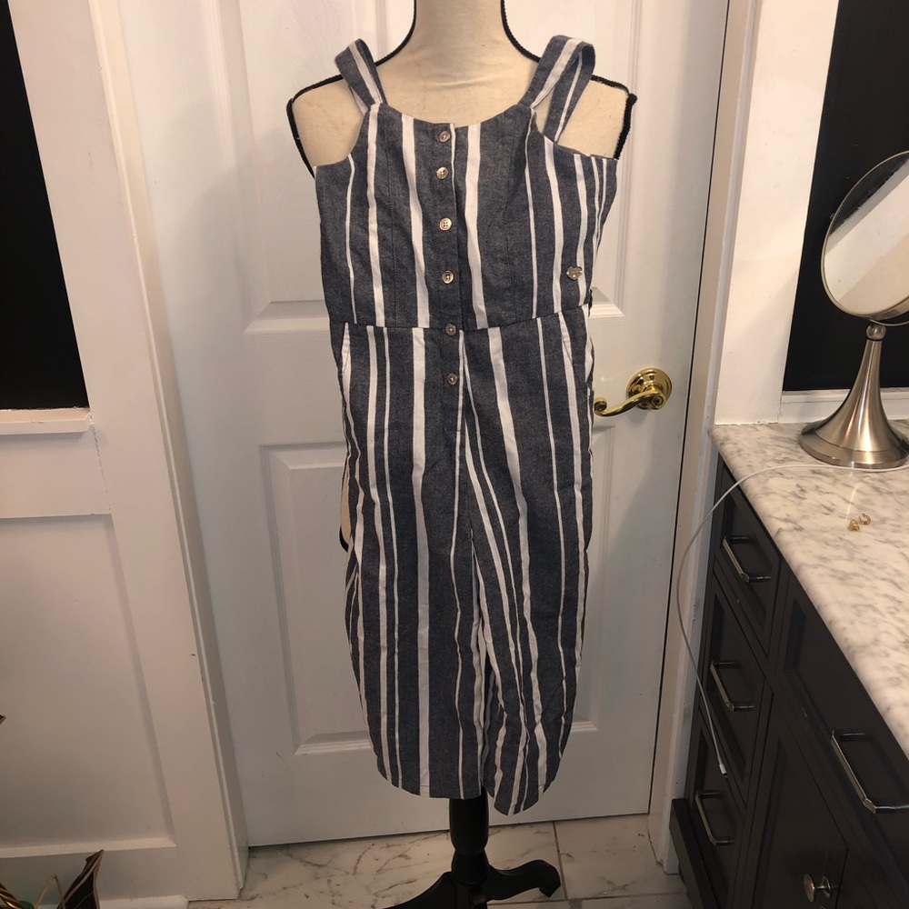 Bebe girls denim romper S 7,8